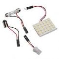 מנורה 24 לד עם מתאמים