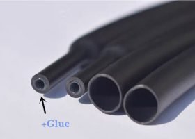 שרוול מתכווץ עם דבק